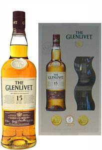 Glenlivet 15 + 2 glasses